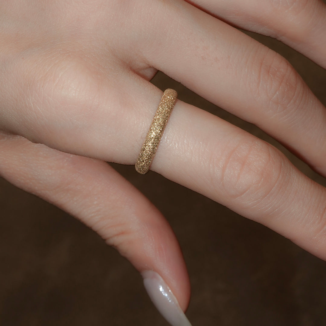 GRANITO ROUND RING VERMEIL