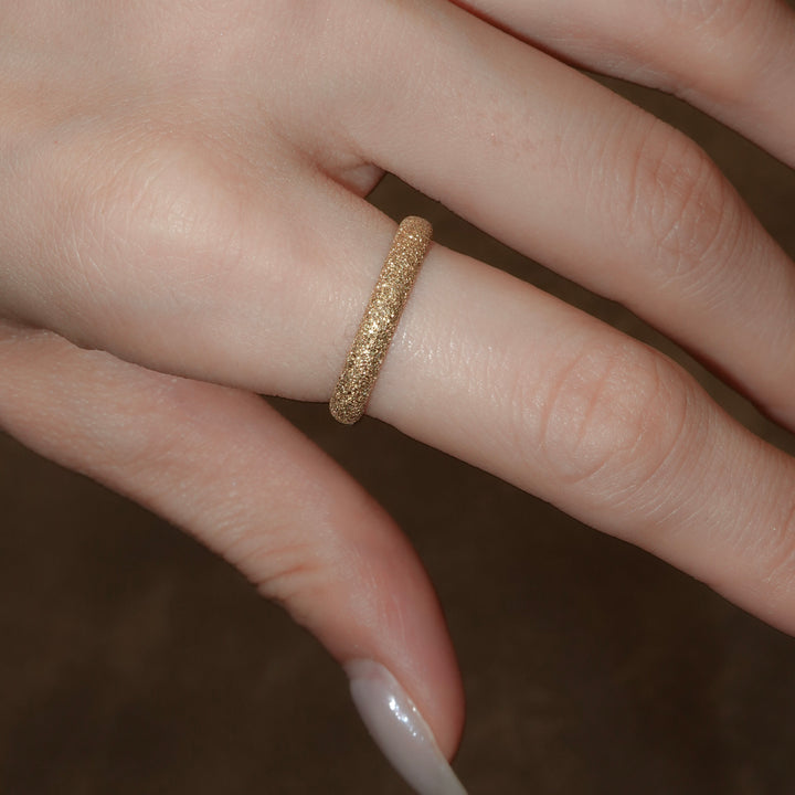 GRANITO ROUND RING VERMEIL