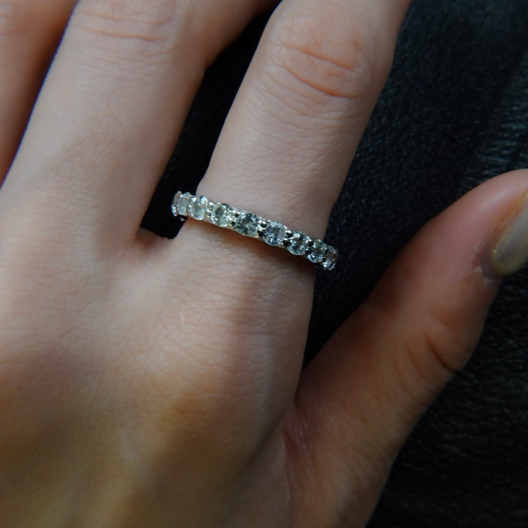 White Sapphire Ring