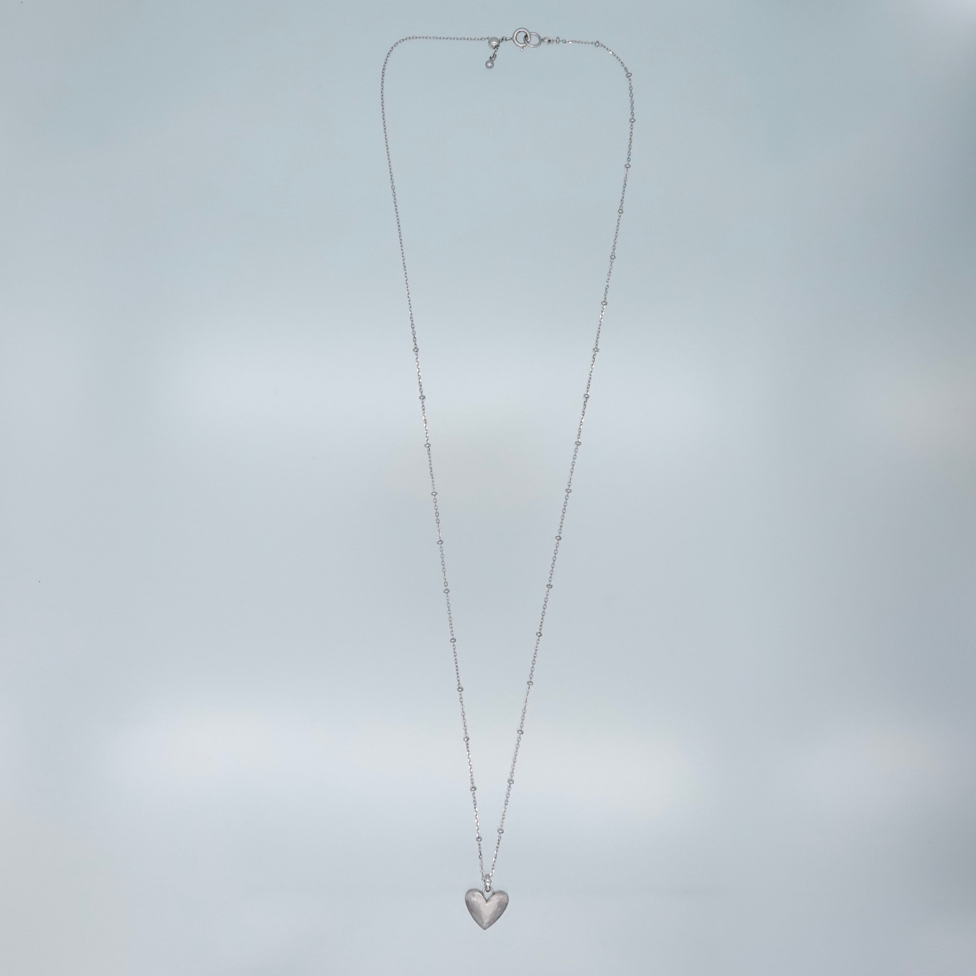 Silver necklace SMP6 ハートネックレス – unigem