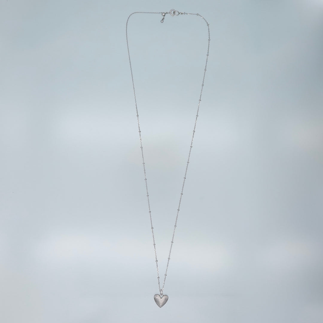 Silver necklace SMP6 ハートネックレス