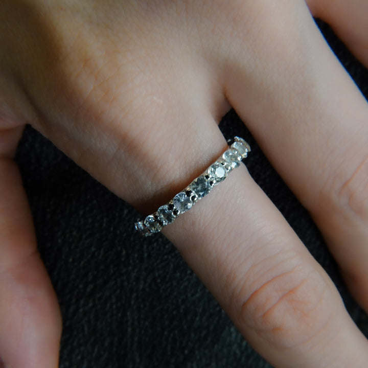 White Sapphire Ring