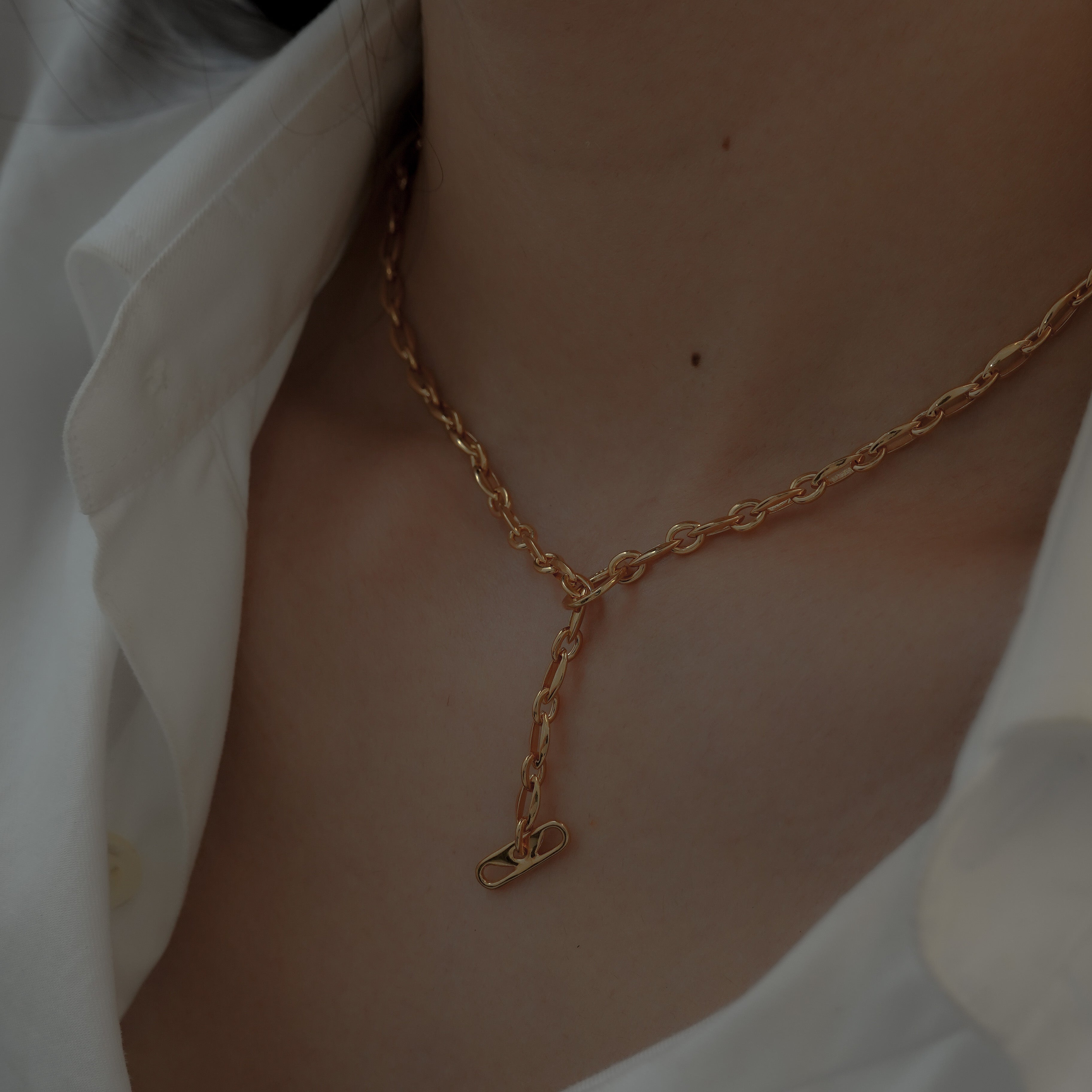 アクセサリー FLYNK Square space necklace Gold Square space necklace – unigem