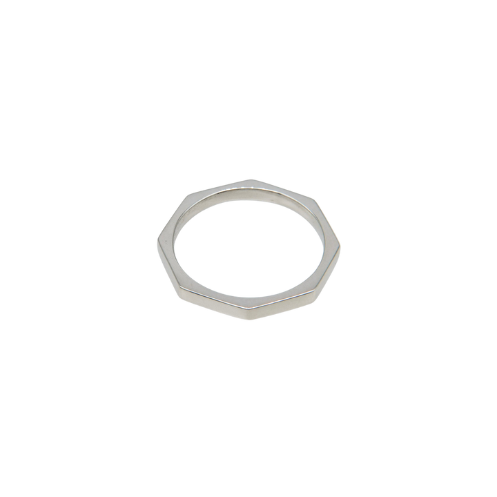 "Octagon" ring (SILVER)