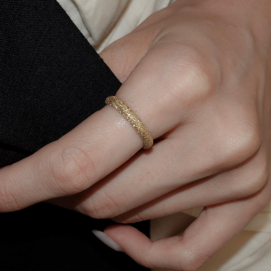 GRANITO ROUND RING VERMEIL