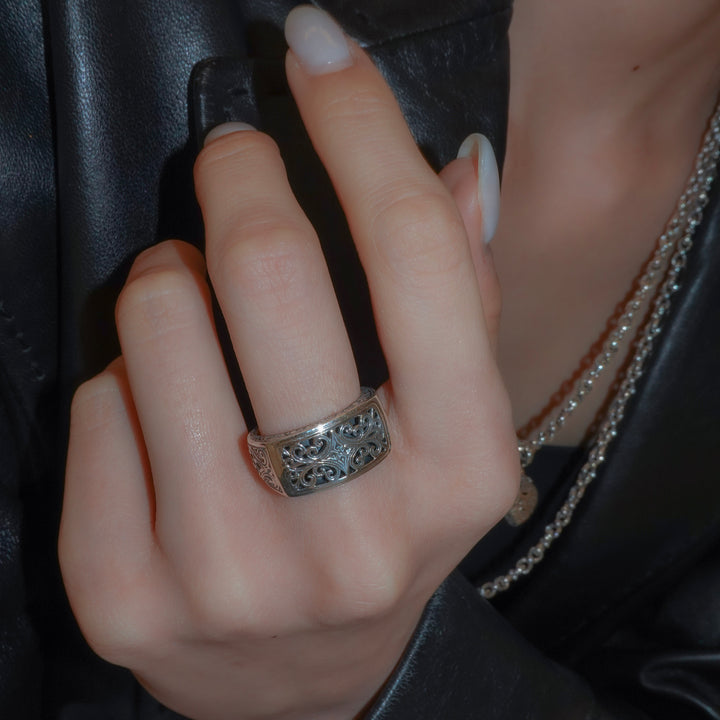 Mediterranean Katheto Ring in Sterling Silver_20545