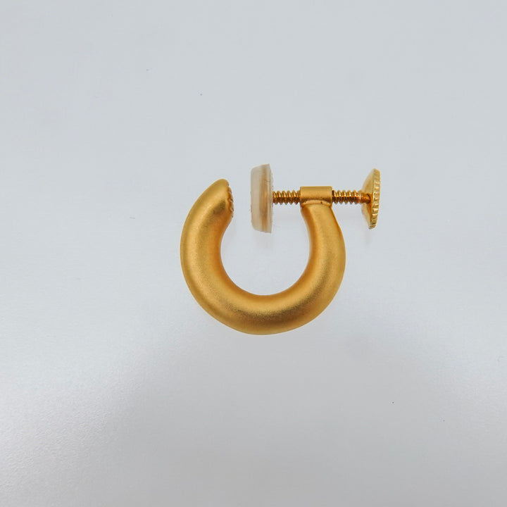 Gold(matte)earclip GME18matteイヤリング(マット仕上げ)