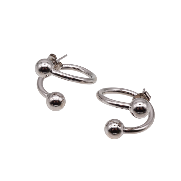 SELMA EARRINGS PALLADIUM