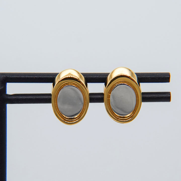 Stem Cut Studs Vermeil