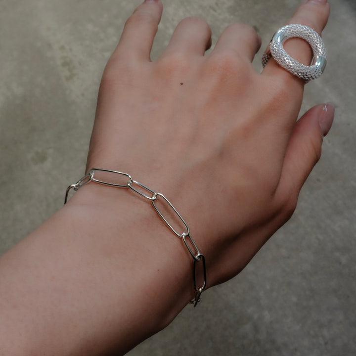 silver925 narrow parts bracelet[tgi]