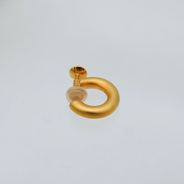 Gold(matte)earclip GME18matteイヤリング(マット仕上げ)