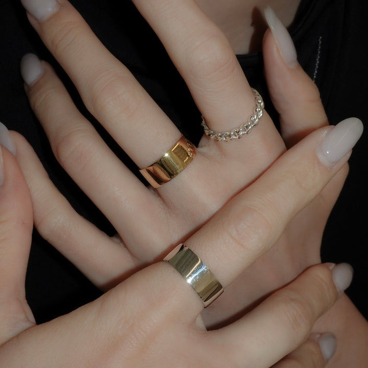 Arc #2 - Cuff Ring_K18YG coat