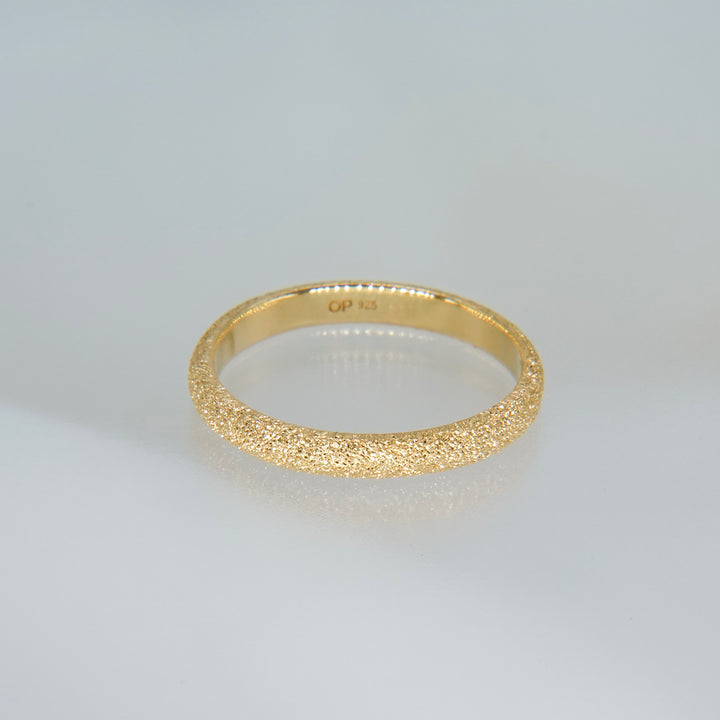 GRANITO ROUND RING VERMEIL