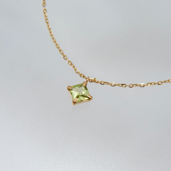 STARRY BRACELET - S- _10KYG x Blue topaz x Peridot x Amethyst