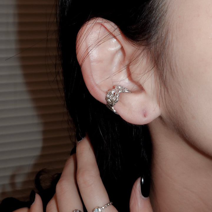 フィレンツェ彫りフラワーイヤカフ(RGP)