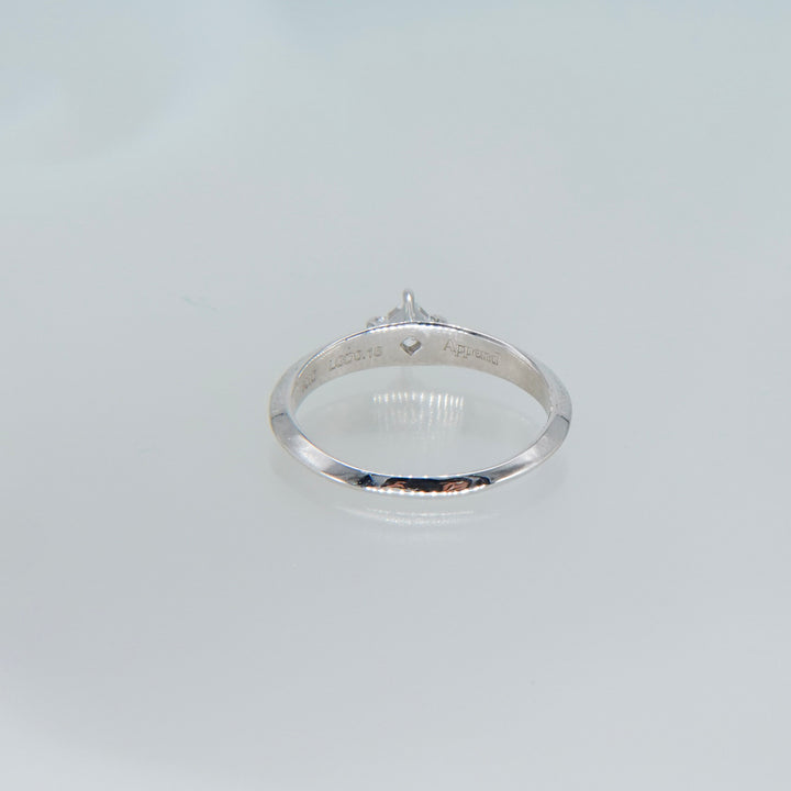 Prism Solitaire Ring -【Natural Diamond】