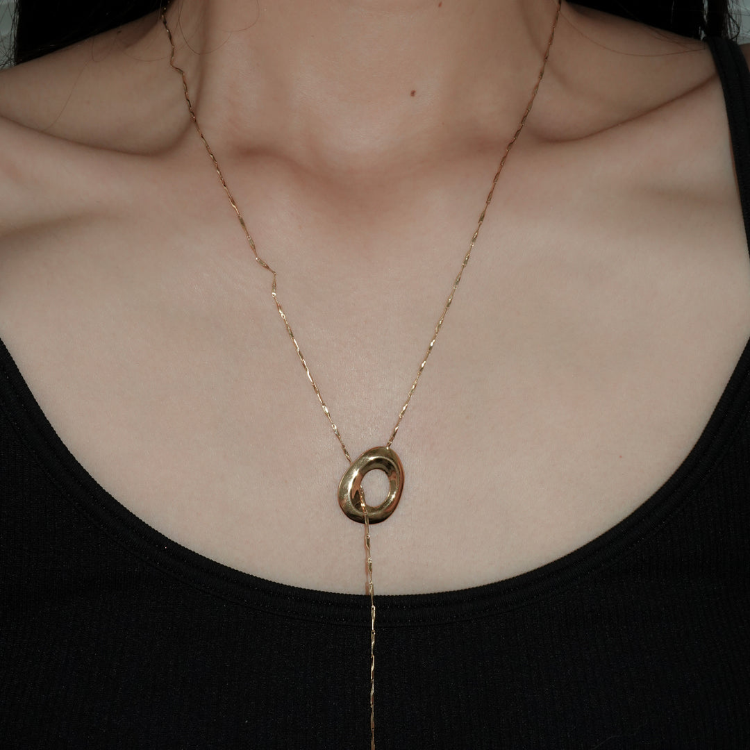 DROP PEBBLE TEARS NECKLACE