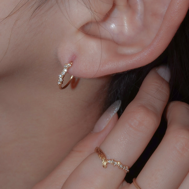 1982_mimosa hoop earrings II