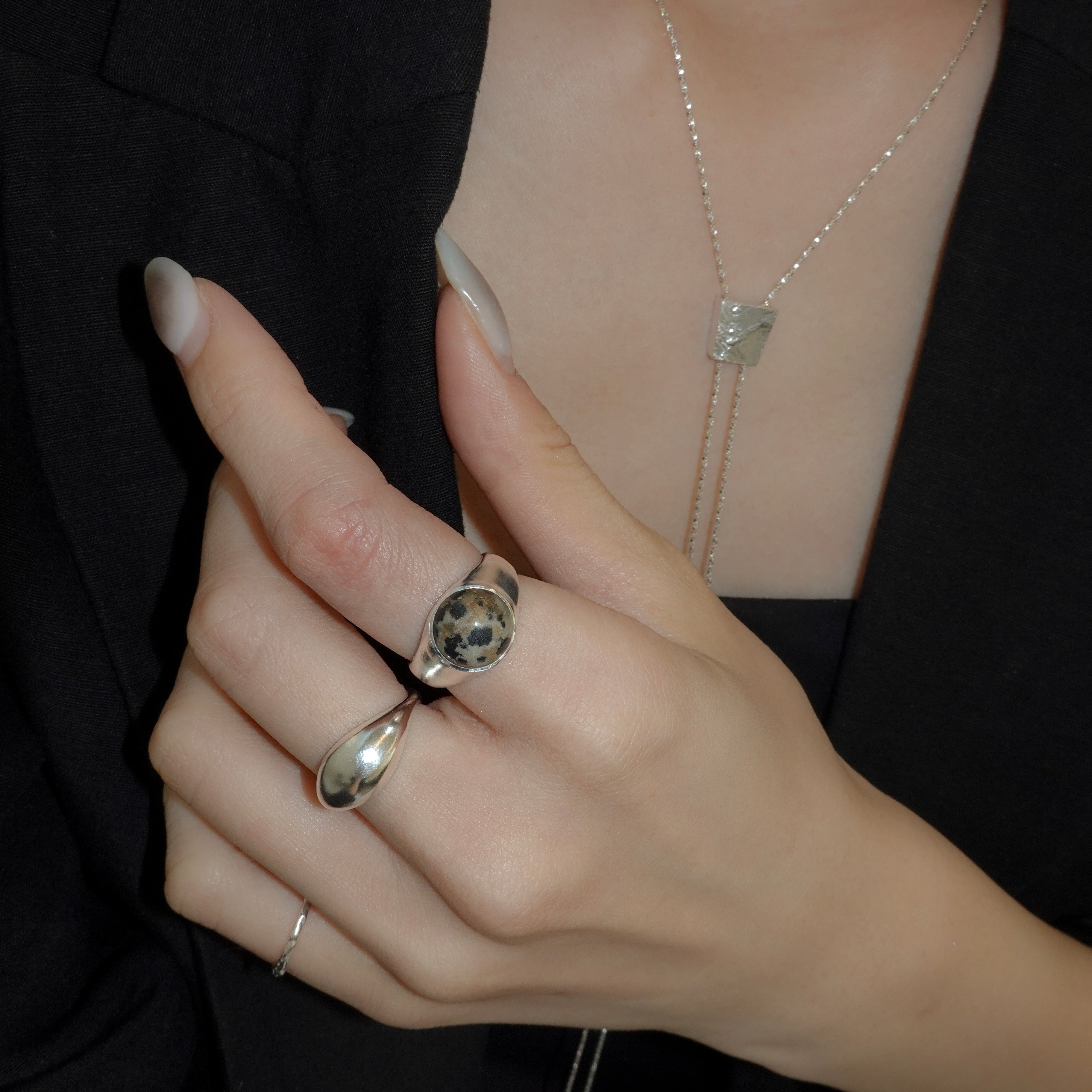 ダルメシアン　Dalmatian　ネックレス　WISP　K10 WG Dalmatian M / Ring - Silver925 – unigem