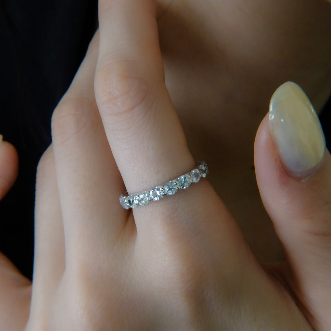 White Sapphire Ring