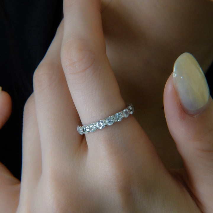 White Sapphire Ring