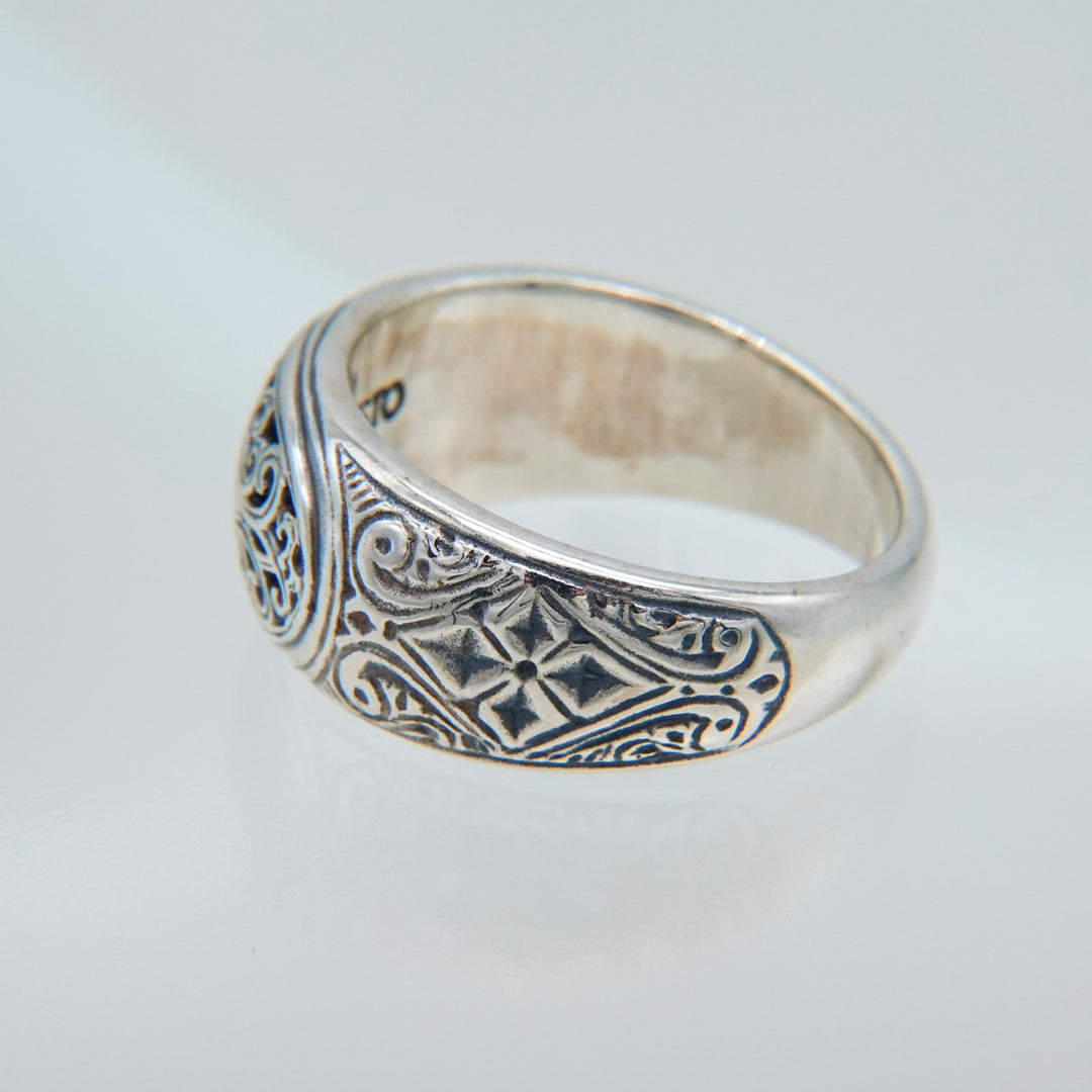 Mediterranean band Ring in Sterling Silver_20547