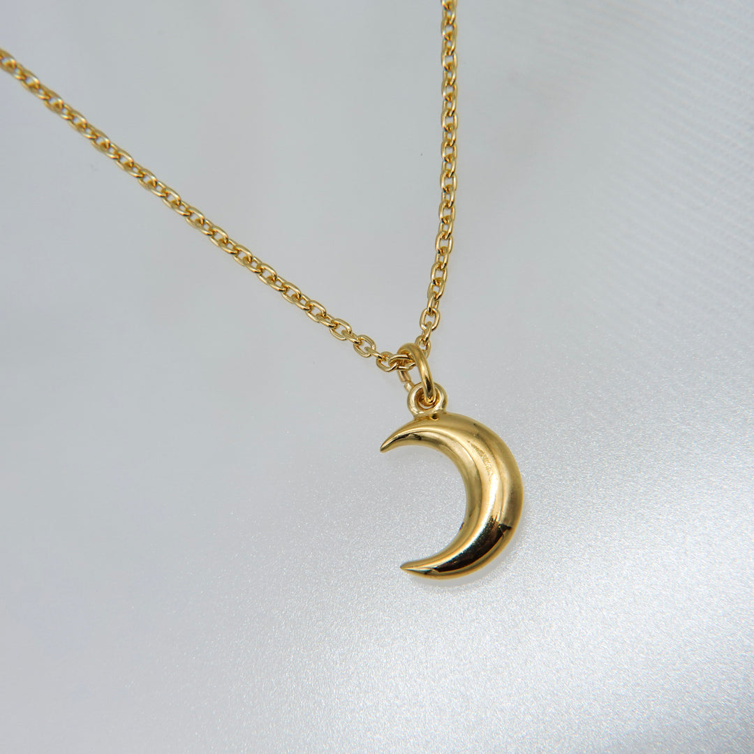 "Moon" charm necklace (GOLD)
