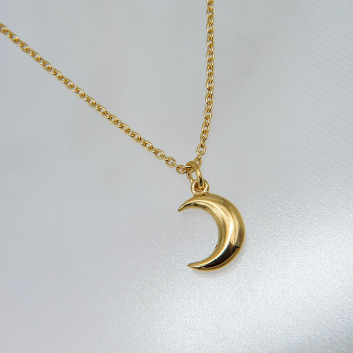 "Moon" charm necklace (GOLD)
