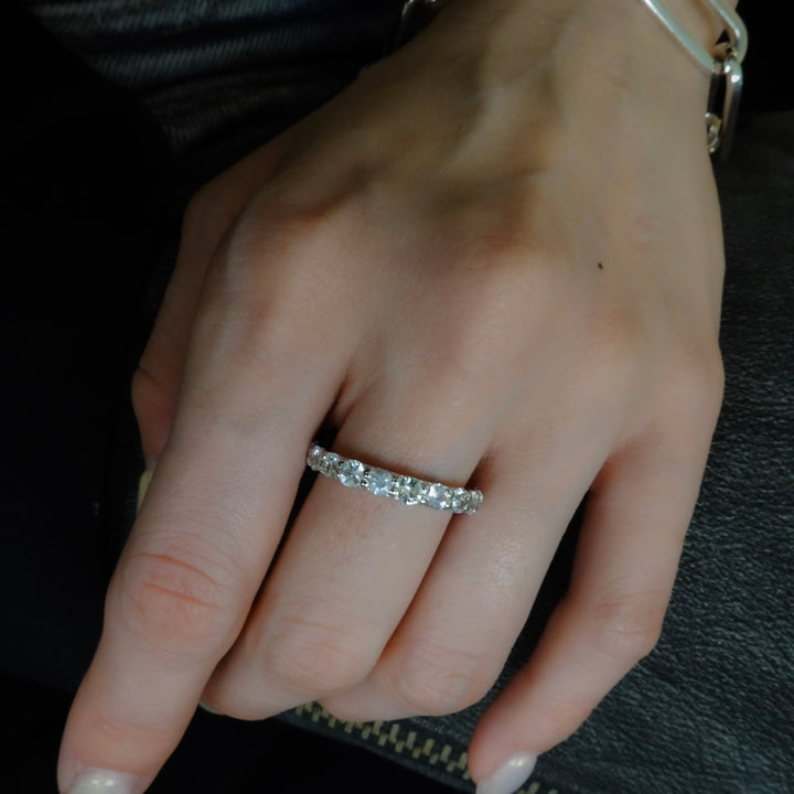 White Sapphire Ring