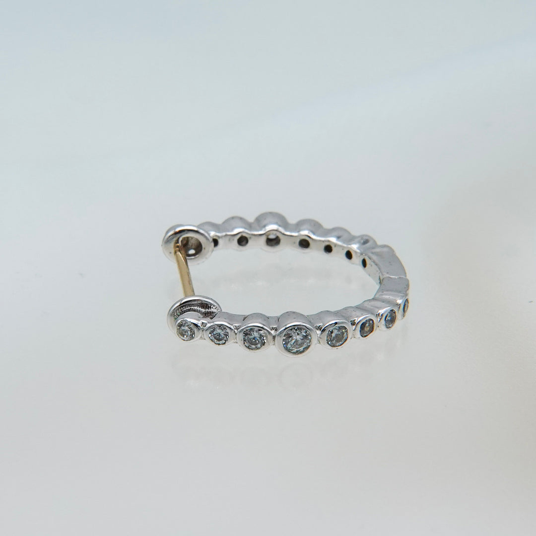 グラデーションジルコニアフープピアス(RGP)