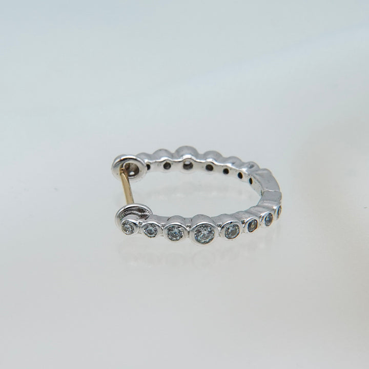 グラデーションジルコニアフープピアス(RGP)