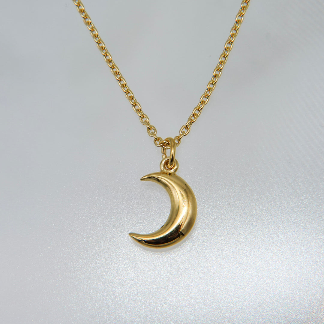 "Moon" charm necklace (GOLD)
