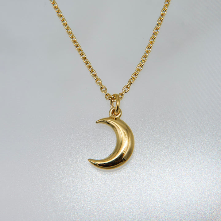 "Moon" charm necklace (GOLD)