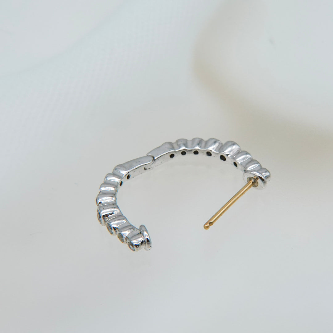 グラデーションジルコニアフープピアス(RGP)