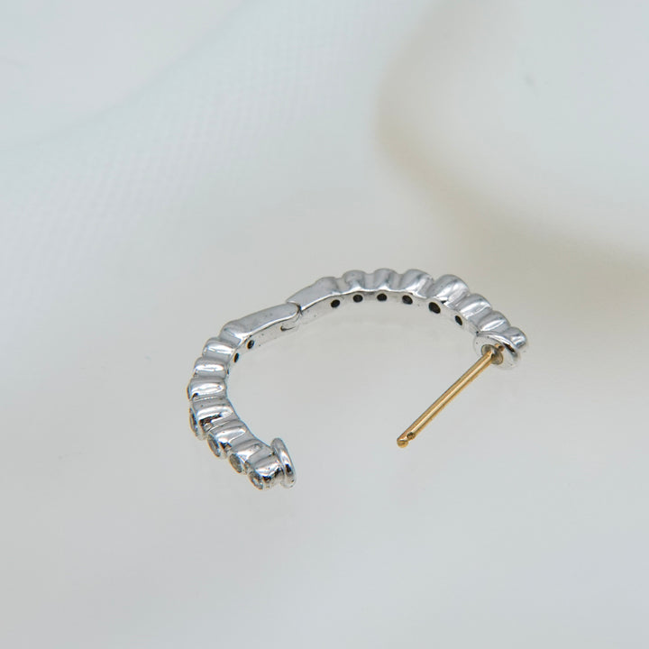 グラデーションジルコニアフープピアス(RGP)