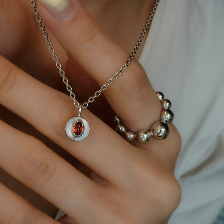 ball gem necklace