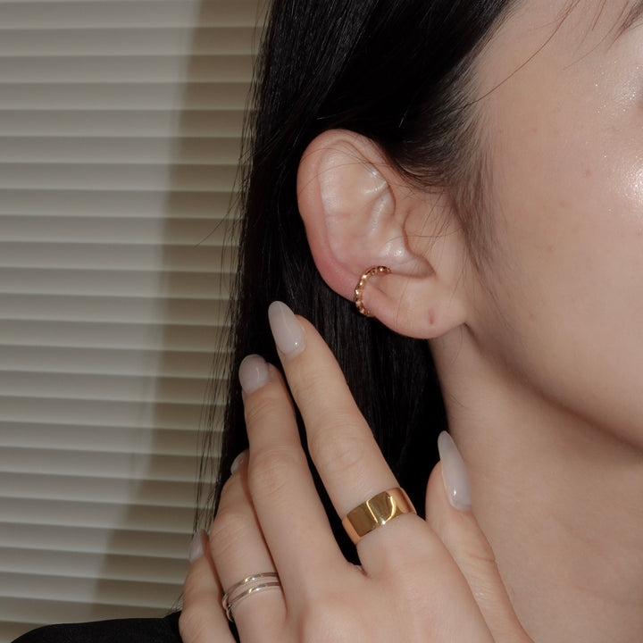 Wedge Pattern Cuff _K18YG