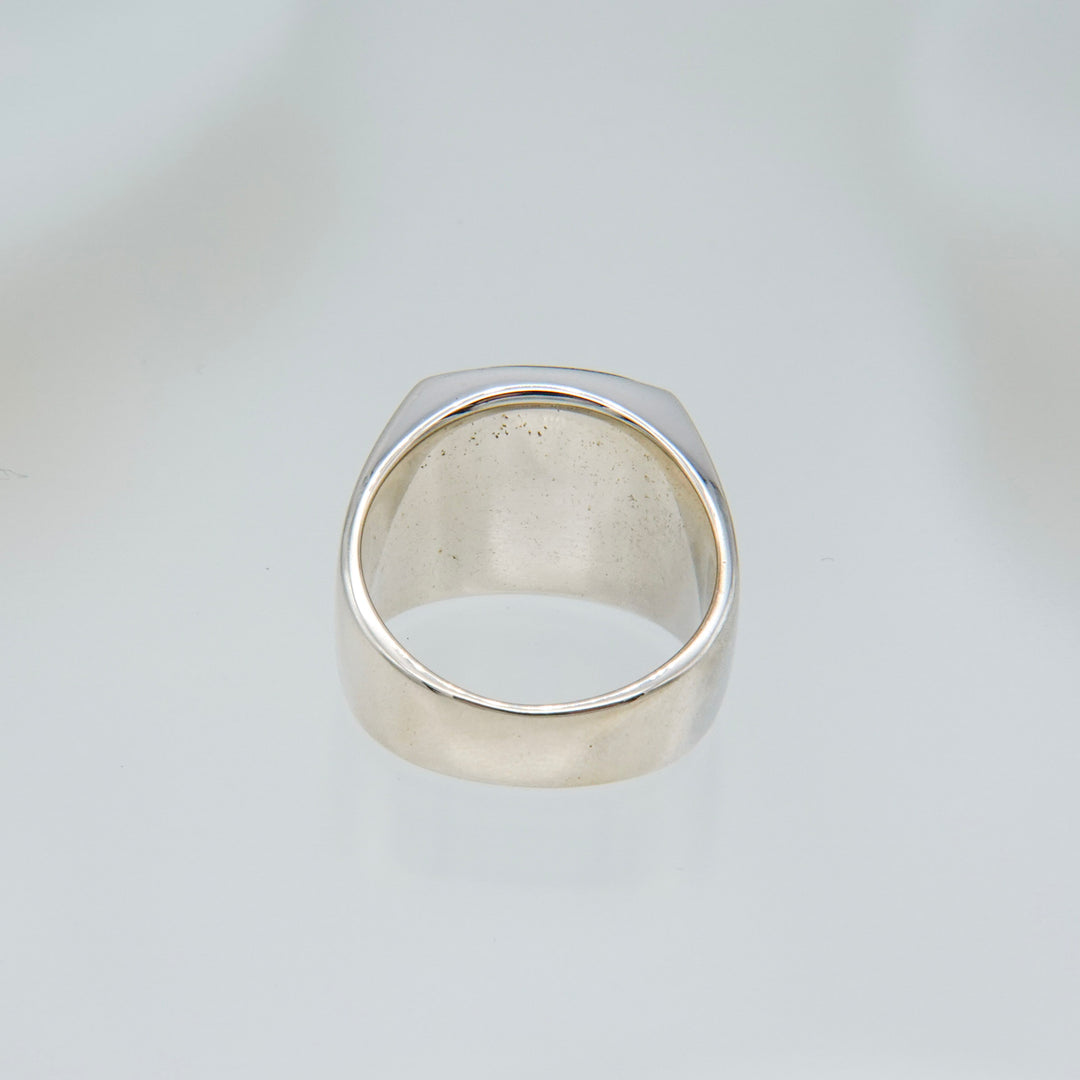 Chalco Pyrite Signet Ring