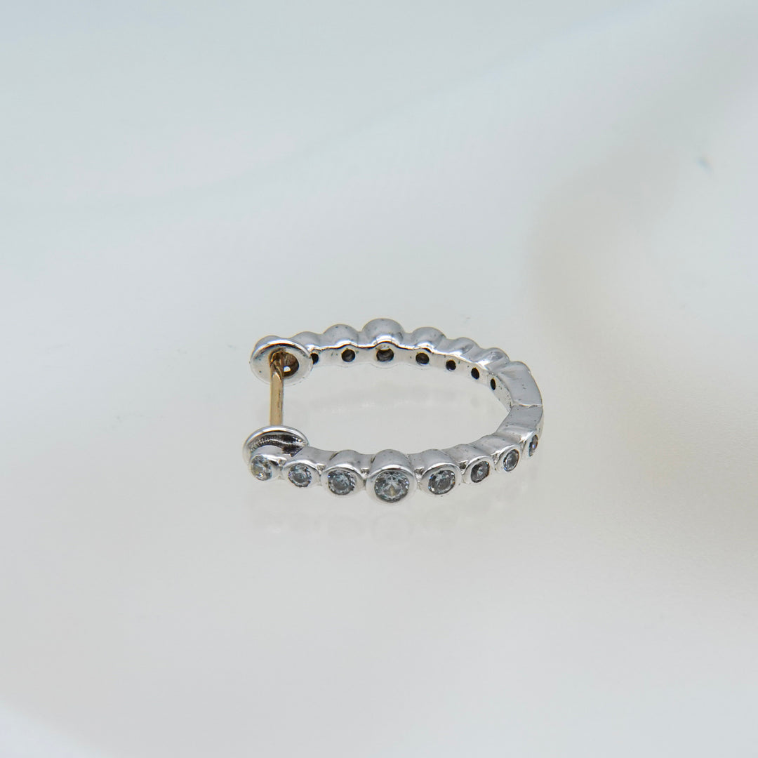 グラデーションジルコニアフープピアス(RGP)