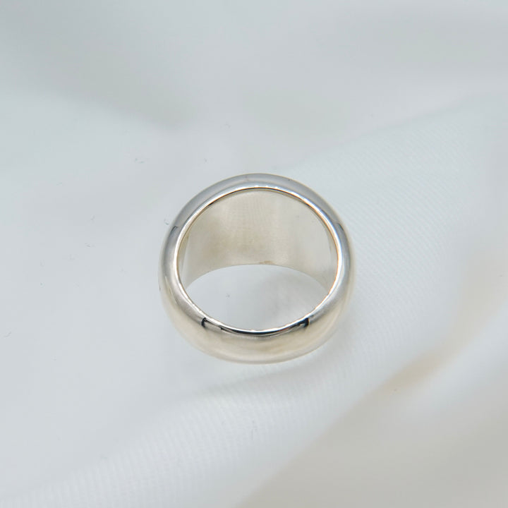 "Stone" ring (Dalmatian jasper)