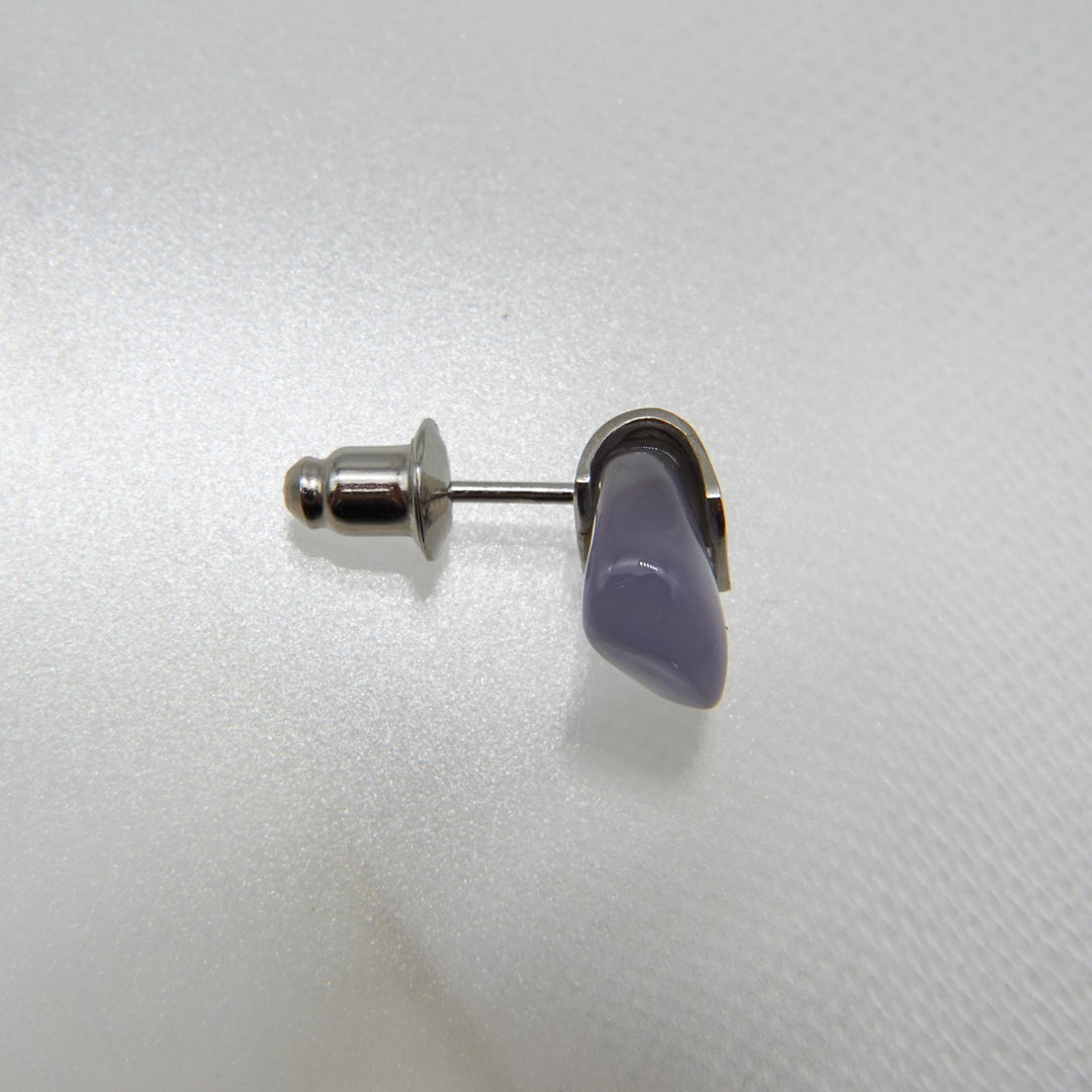 HASAMU S pierced earring gemstone