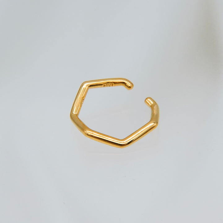 Heptagon Ear Cuff