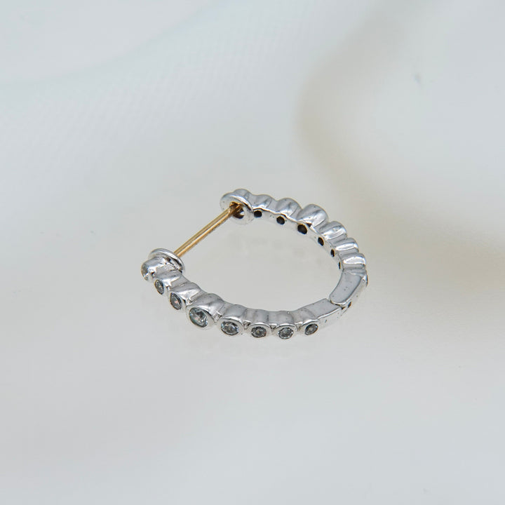 グラデーションジルコニアフープピアス(RGP)