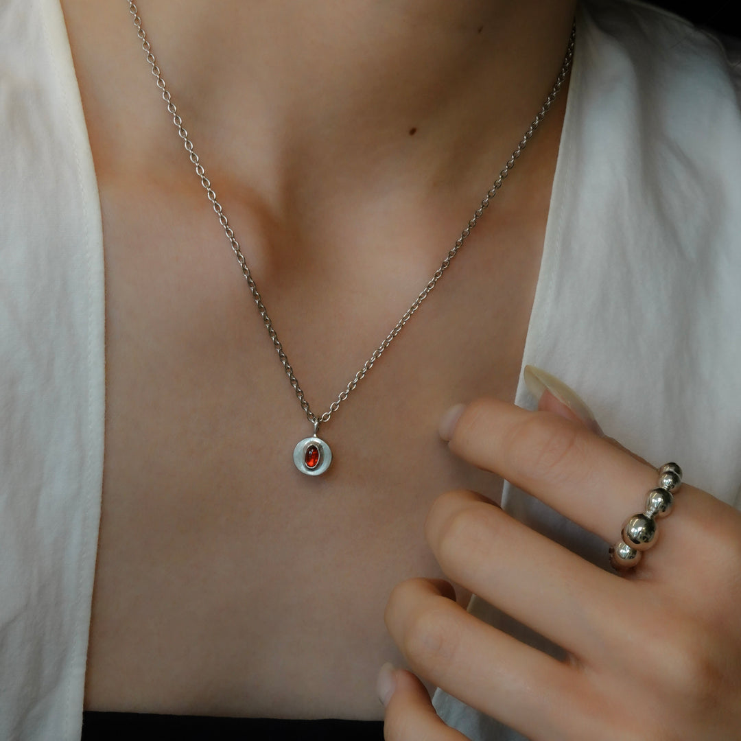 ball gem necklace