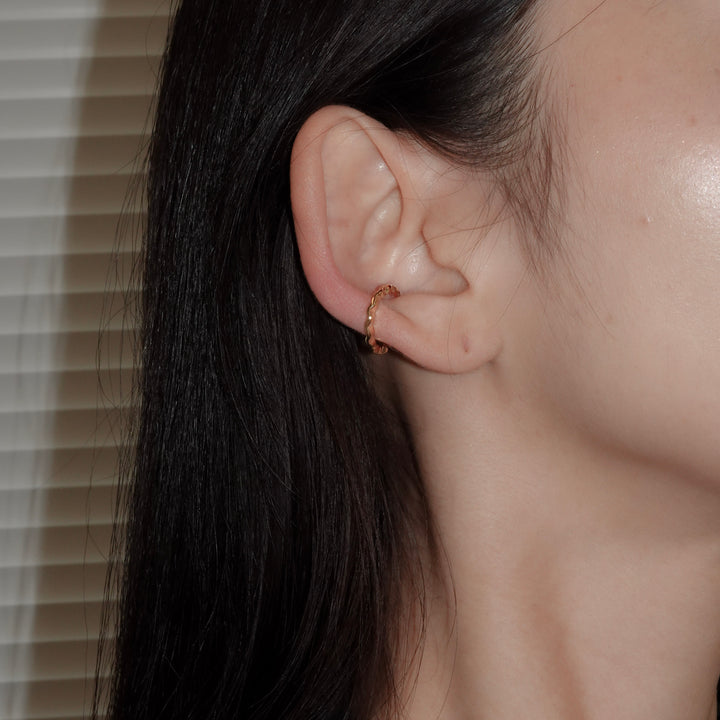 Wedge Pattern Cuff _K18YG