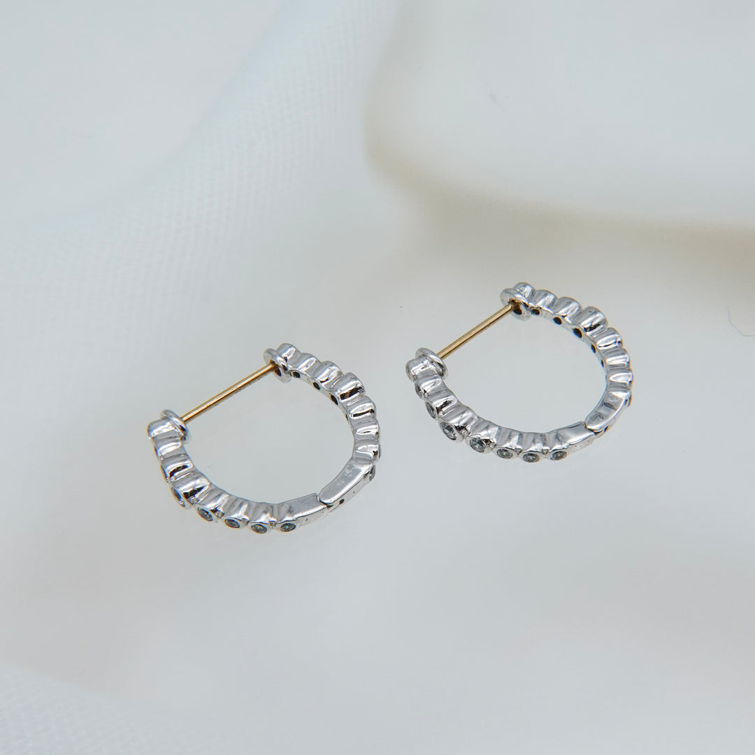 グラデーションジルコニアフープピアス(RGP)