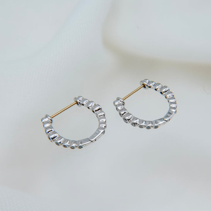 グラデーションジルコニアフープピアス(RGP)