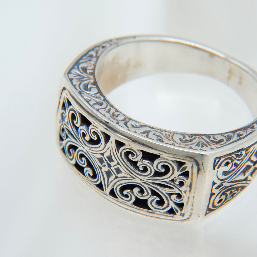 Mediterranean Katheto Ring in Sterling Silver_20545