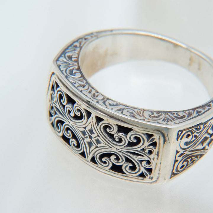 Mediterranean Katheto Ring in Sterling Silver_20545