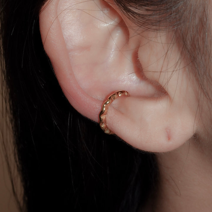 Wedge Pattern Cuff _K18YG